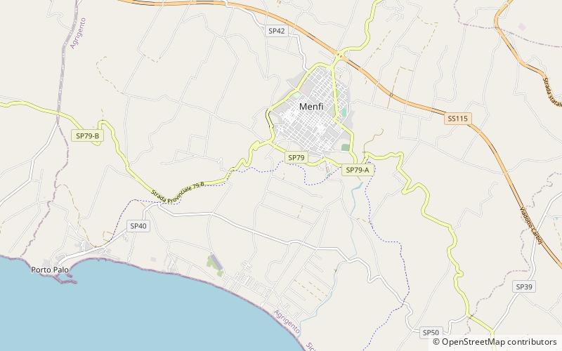 Menfi location map