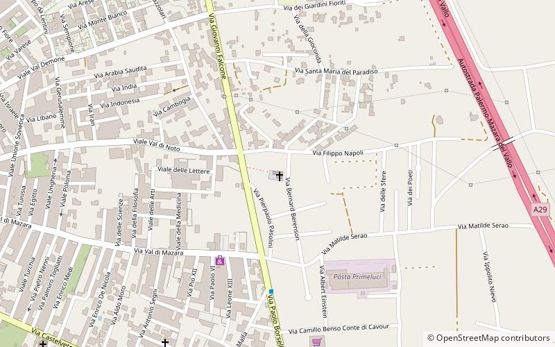 Madonna delle Giummare location map