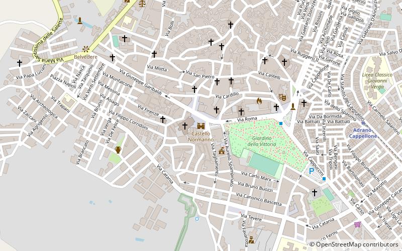 Castello Normanno location map