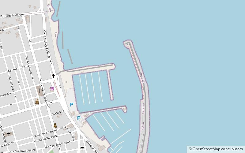 Porto di Riposto location map