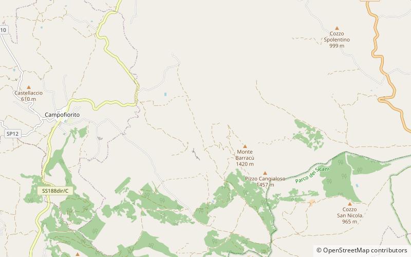 monte barrau location map