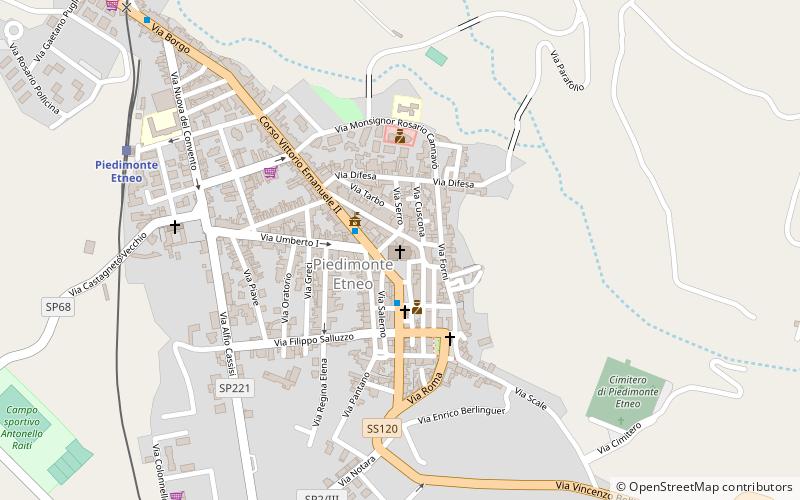 santa maria del rosario piedimonte etneo location map