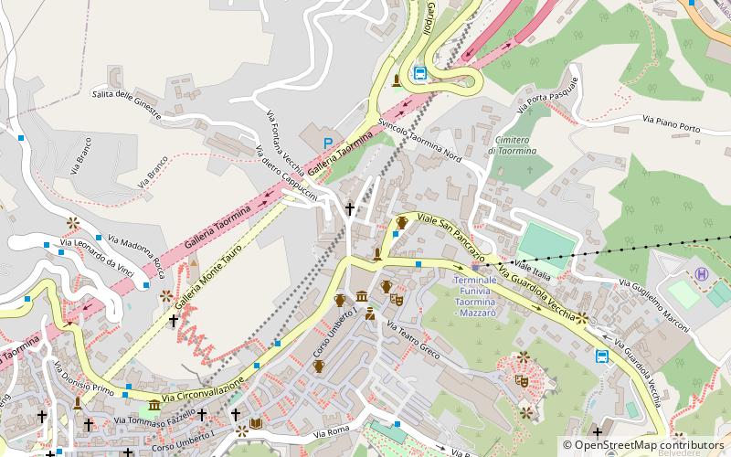 mercato comunale taormina location map