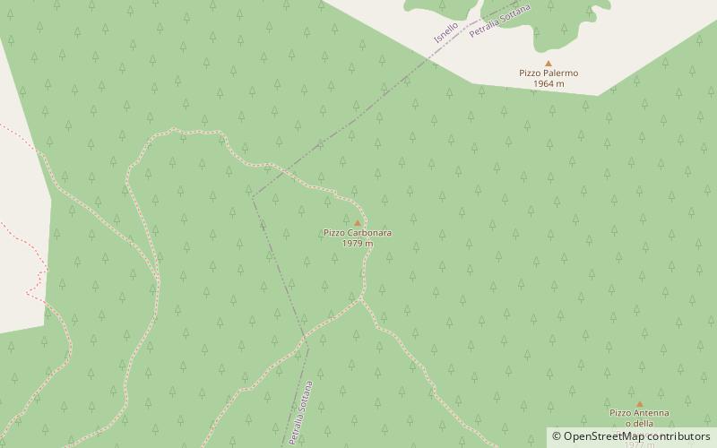 Pizzo Carbonara location map