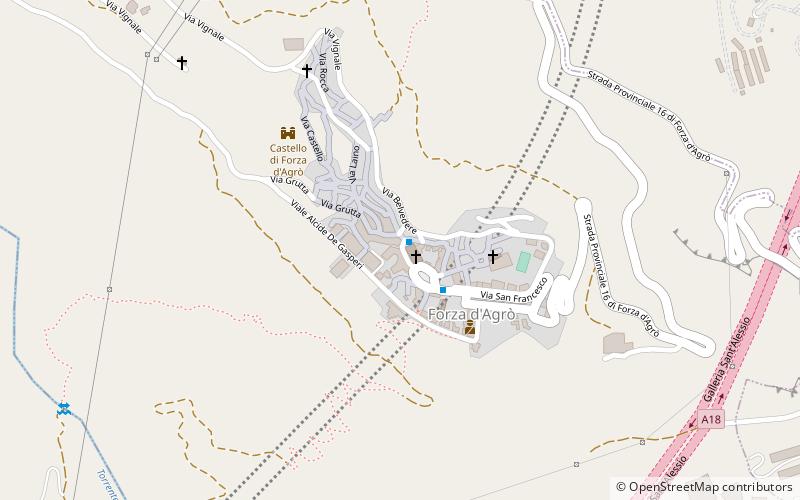 Forza d’Agrò location map