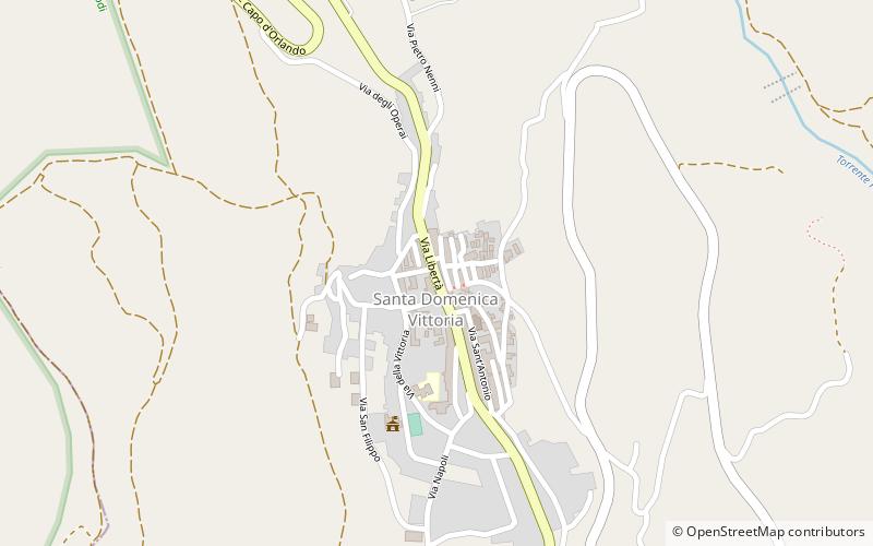 Santa Domenica Vittoria location map