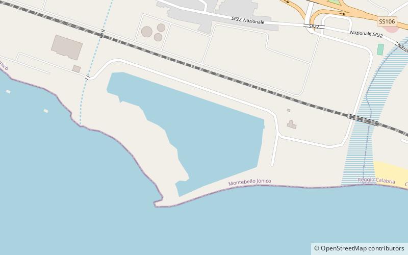 Porto di Saline Joniche location map