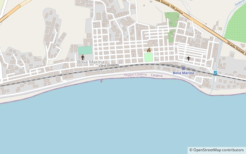 Bova Marina location map