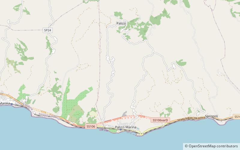 Palizzi location map