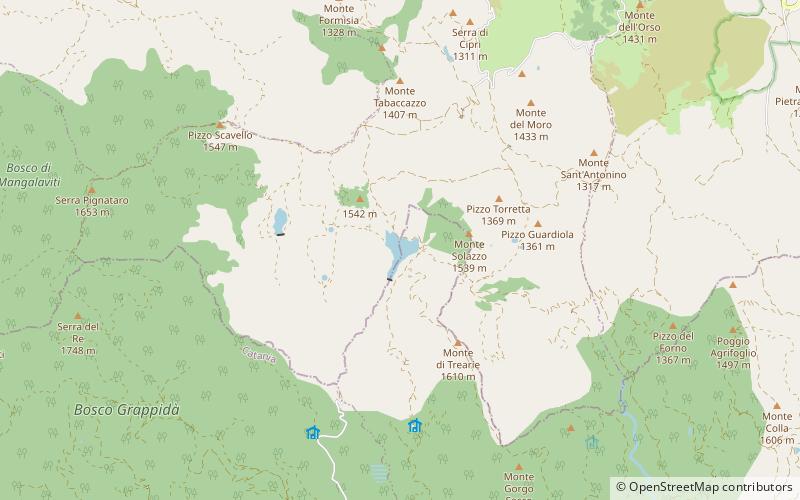Trearie Lake location map
