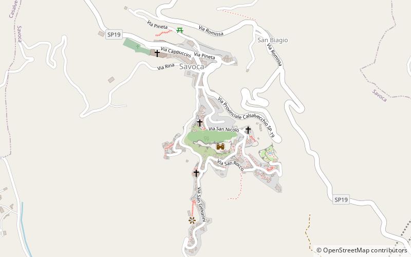 Sinagoga de Savoca location map