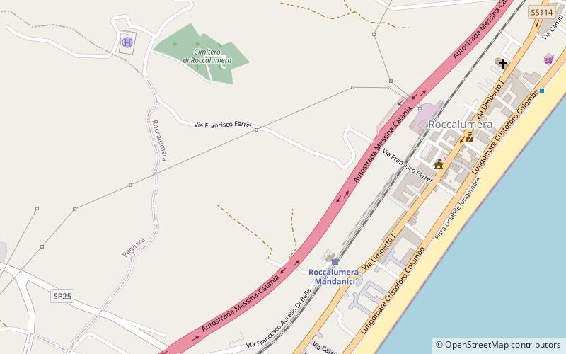 Roccalumera location map