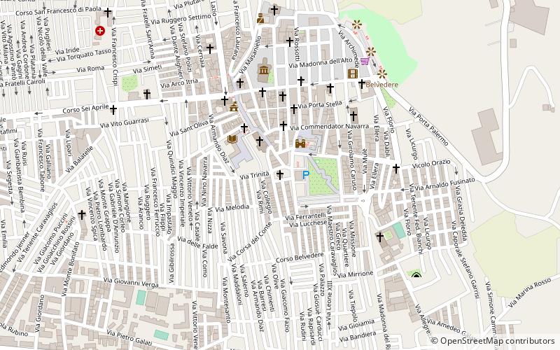 Santissima Trinità location map