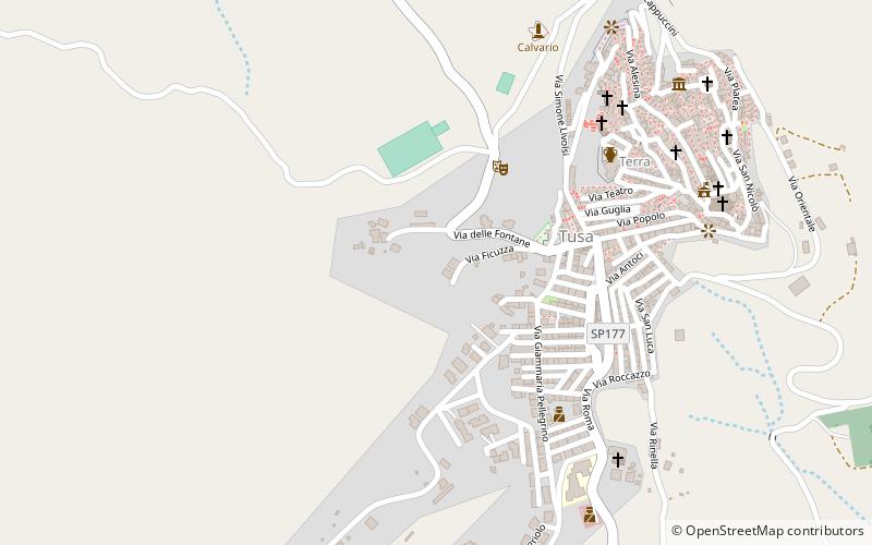 Halaesa location map