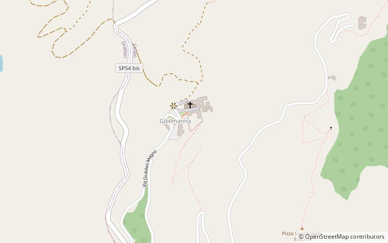 Sanctuaire de Gibilmanna location map
