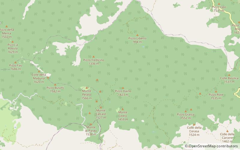 Nebrodi location map