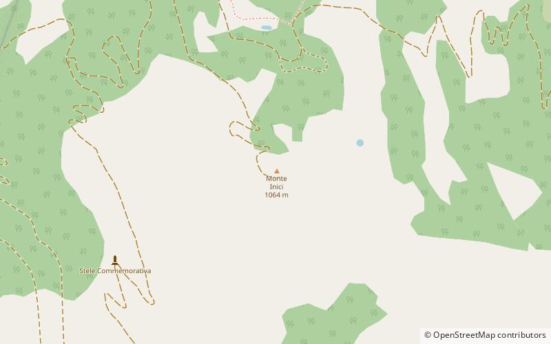 Monte Inici location map