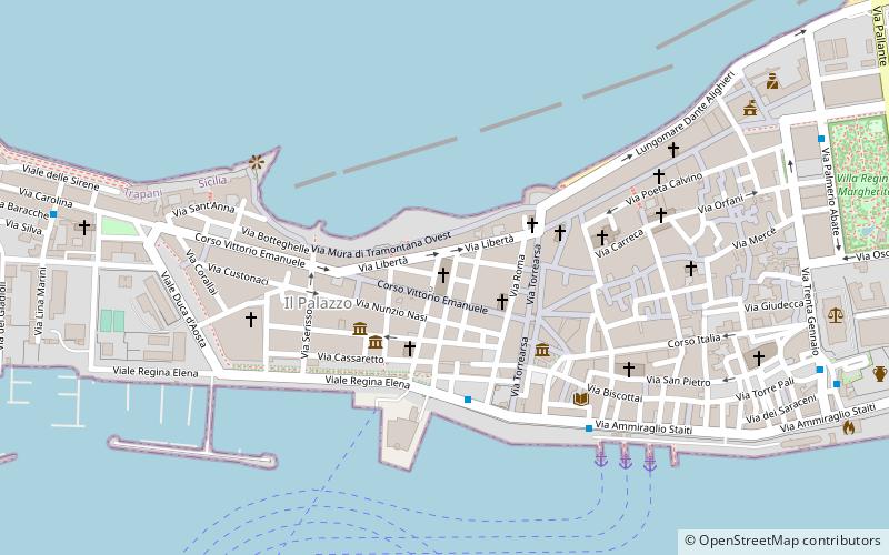 Trapani Cathedral location map