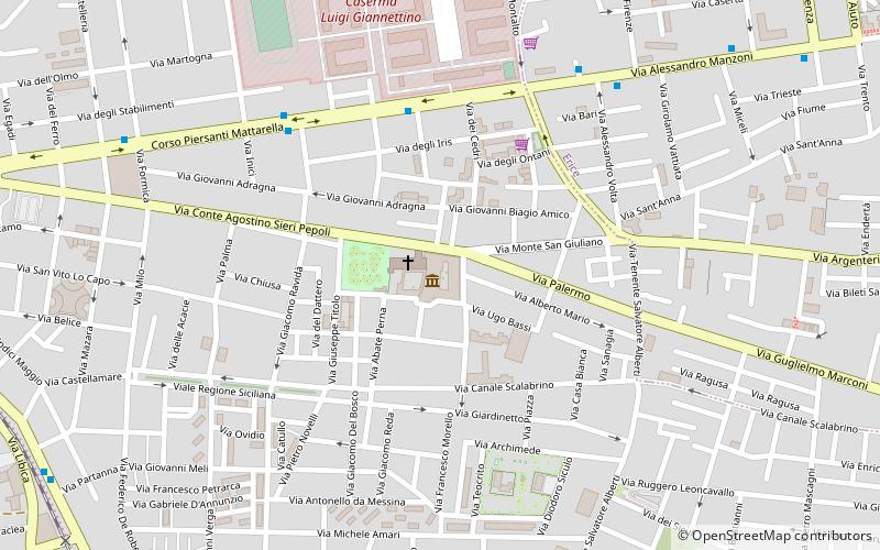 Museo regionale Agostino Pepoli location map