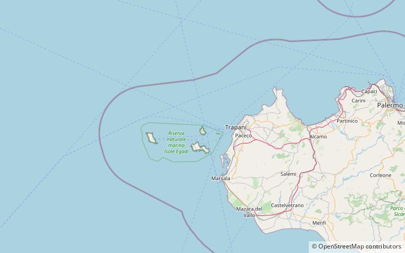 Phare de Capo Grosso location map