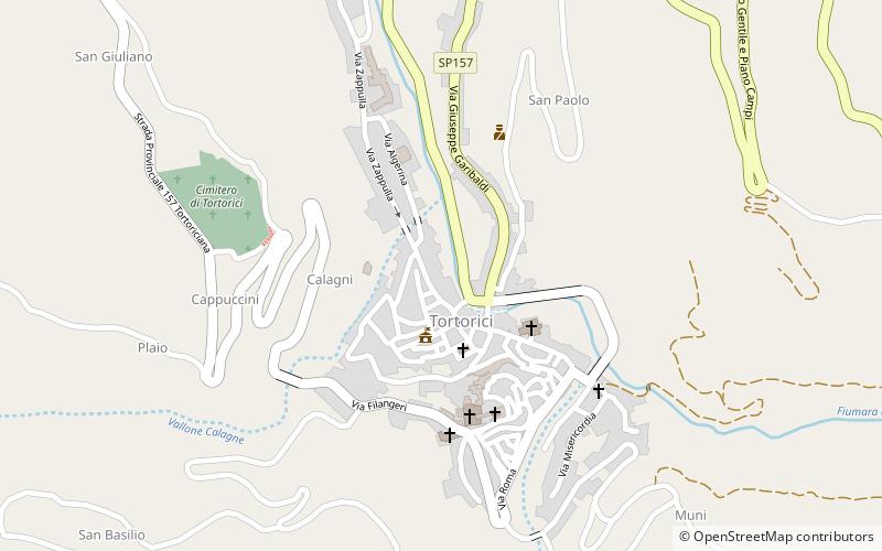 Tortorici location map