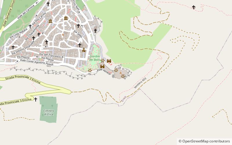 Castello di Venere location map