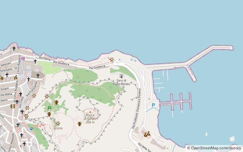 Phare de Capo Cefalù location map