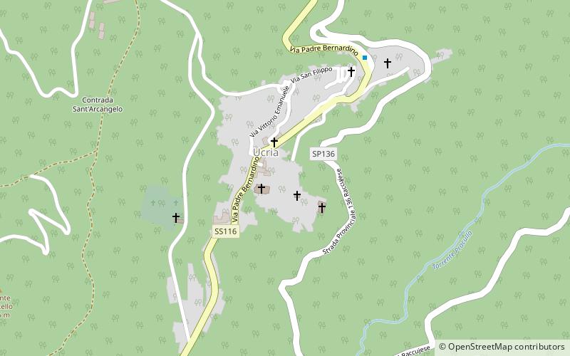 Ucria location map