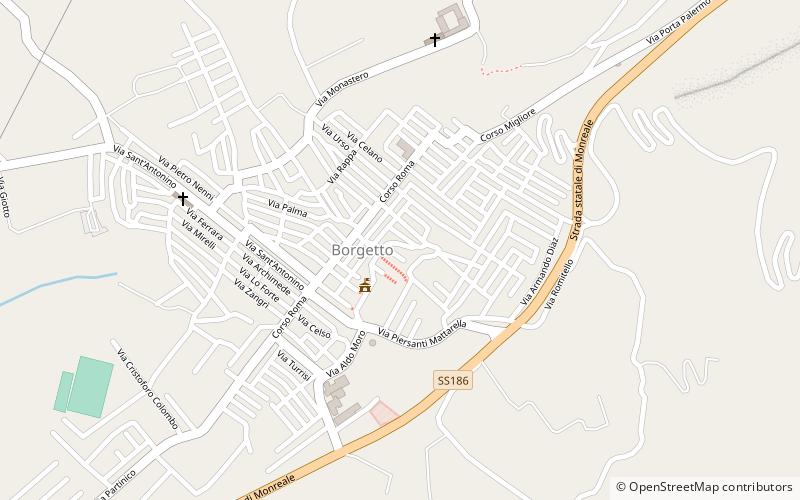 Borgetto location map