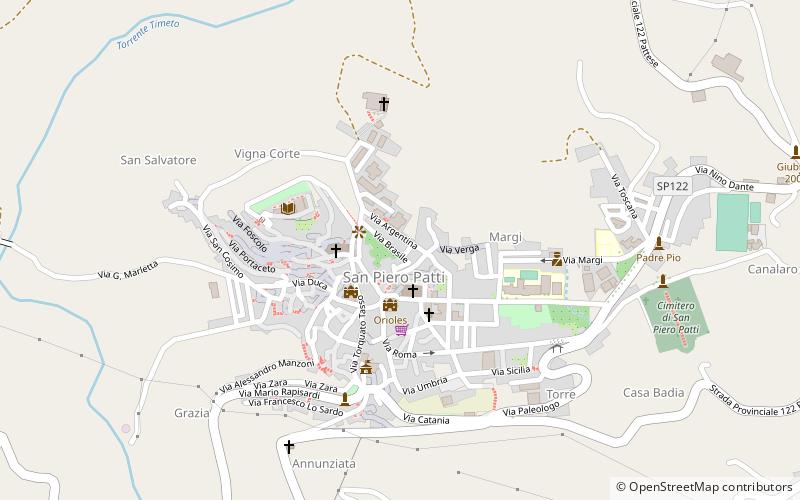 San Piero Patti location map