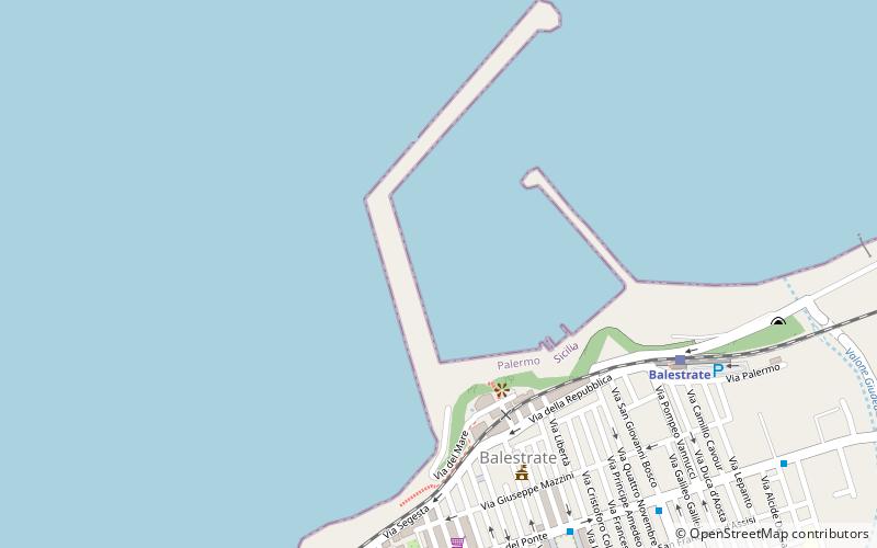 Balestrate Marina location map