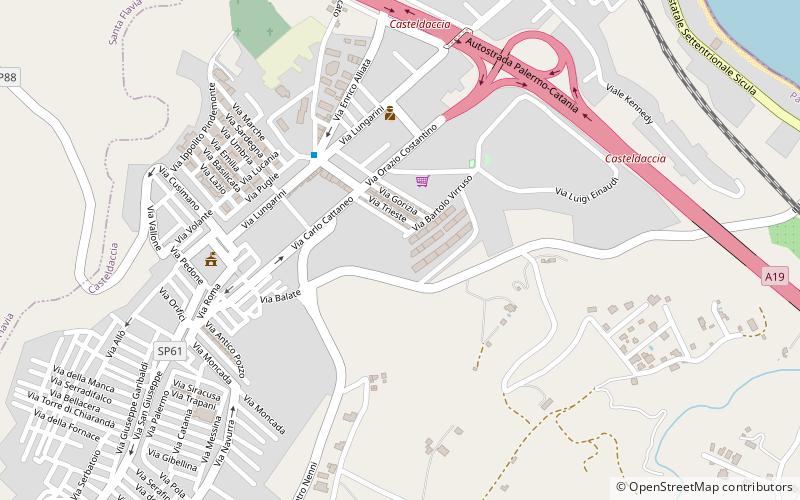 Casteldaccia location map