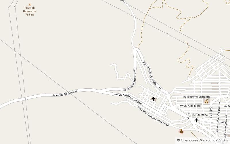 belmonte mezzagno palermo location map