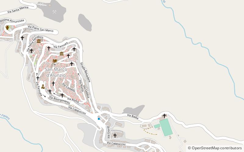 San Marco d'Alunzio location map