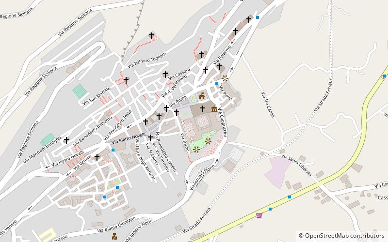 Monreale location map