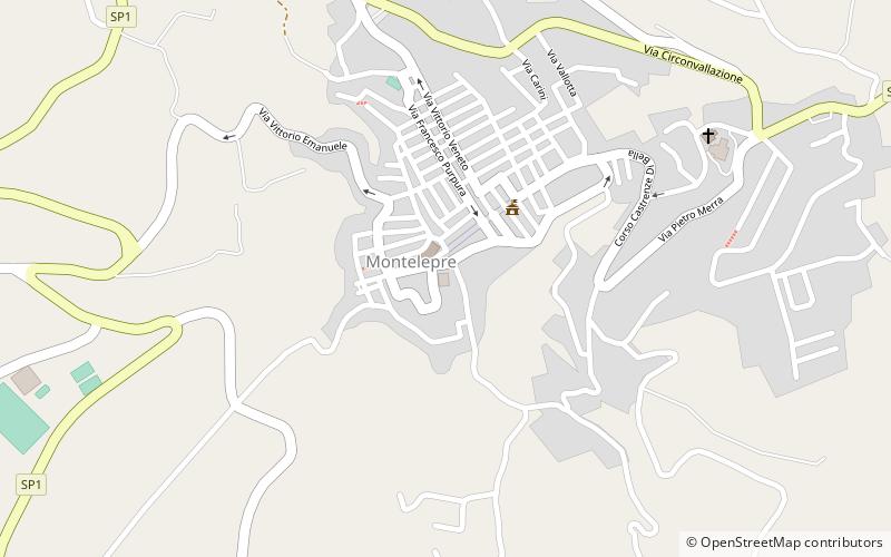 Montelepre location map
