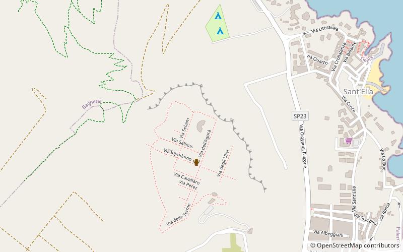 Solunto location map