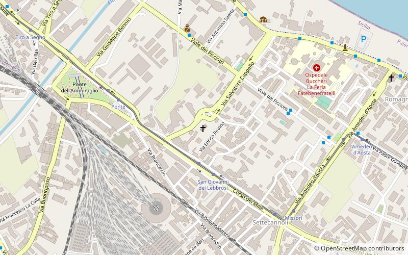 San Giovanni dei Lebbrosi location map