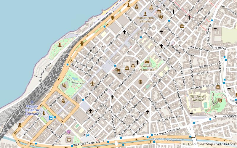 Reggio Calabria Cathedral location map