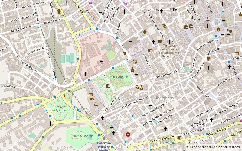 Piazza Vittoria location map