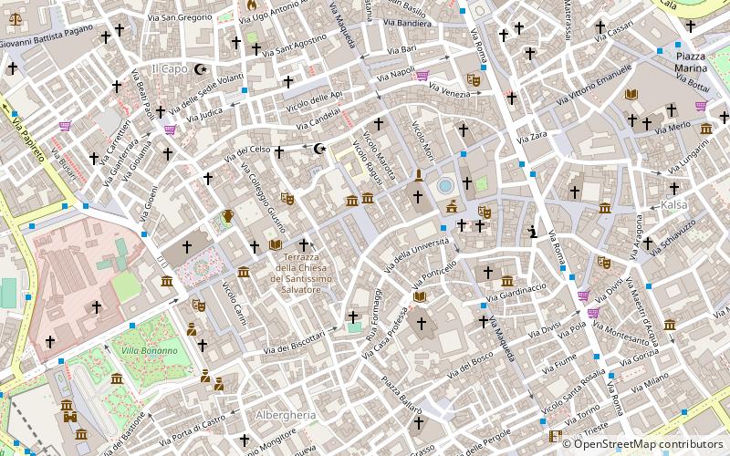 Piazza Bologni location map