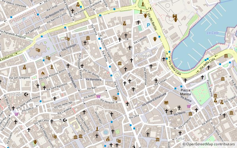 Piazza San Domenico location map