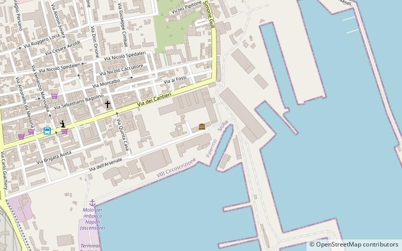 Museo del mare location map
