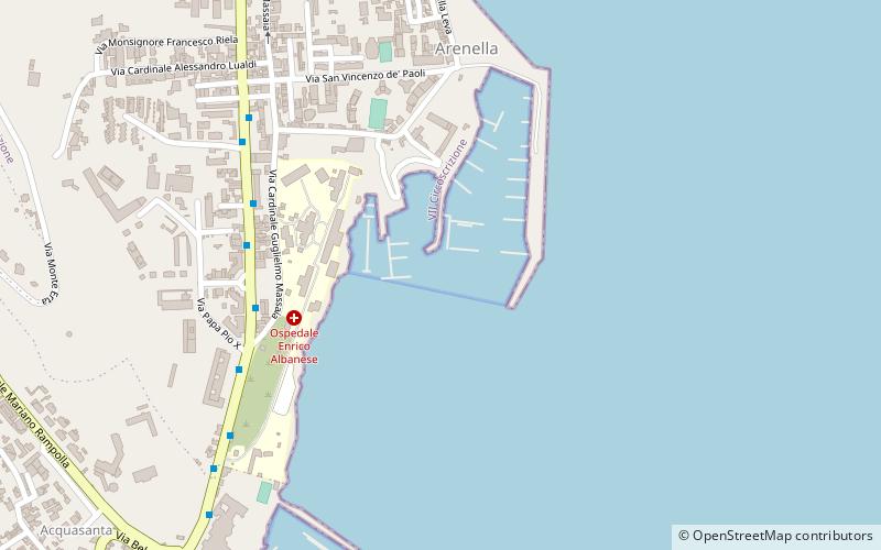 Arenella Small Marina location map