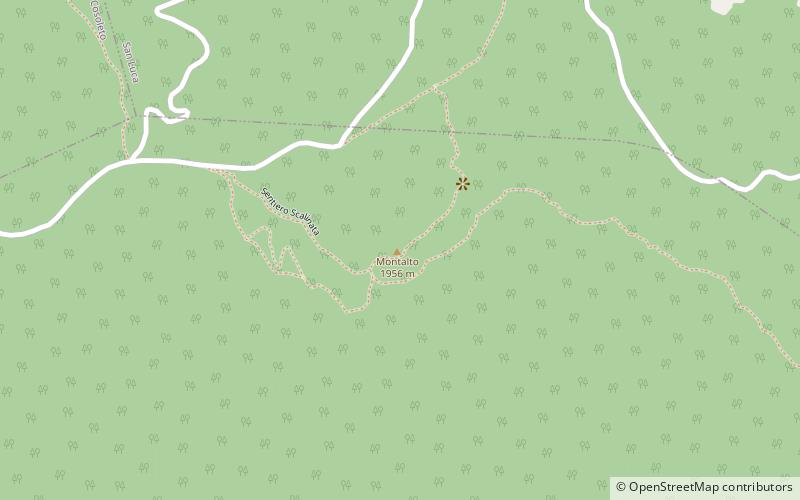 montalto parc national de laspromonte location map