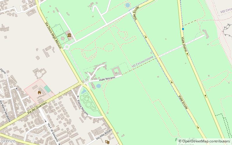 Villa Niscemi location map