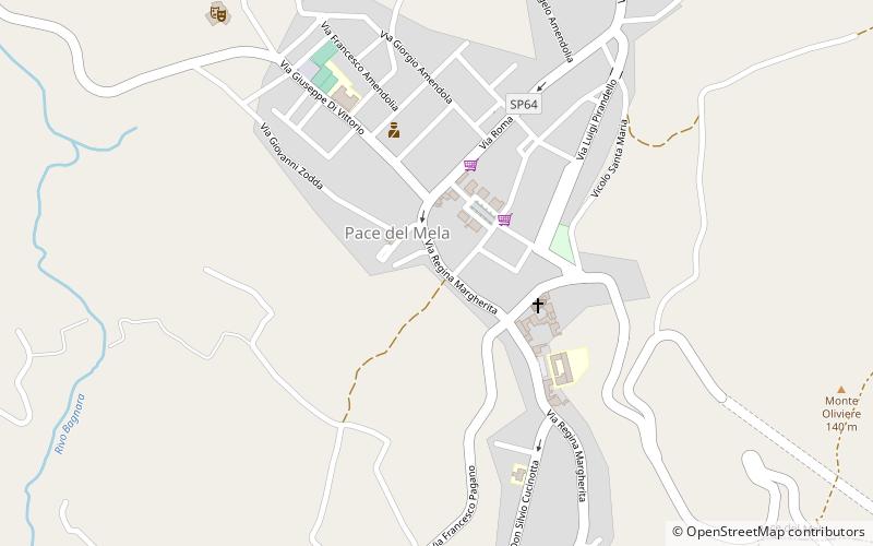 Pace del Mela location map