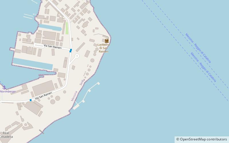 Port of Messina location map
