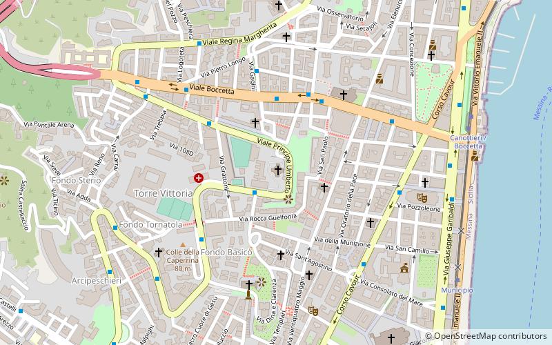 Sacrario di Cristo Re location map