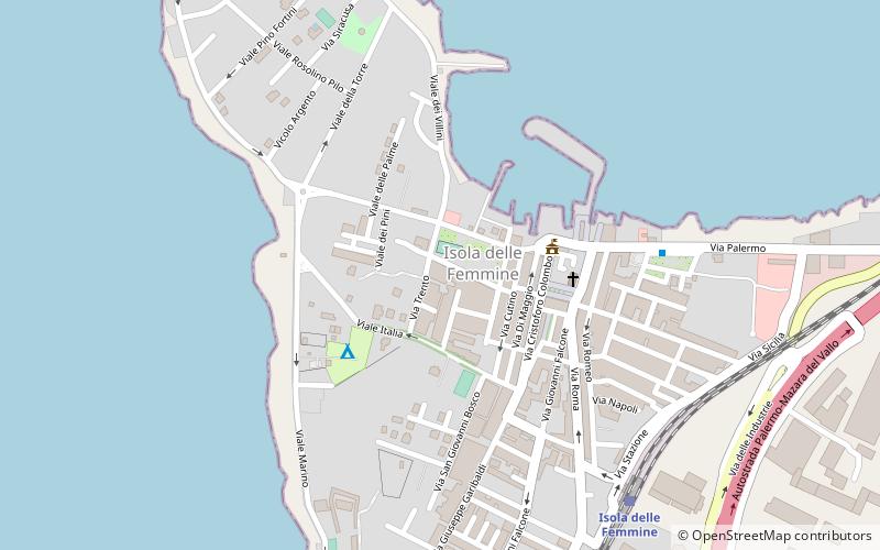 Isola delle Femmine location map